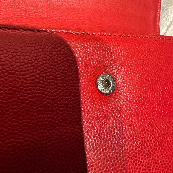 Chanel Authentic Wallet Red Caviar - Picture 15 of 16